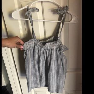 Hollister Co. Tie Shoulder Tank Top